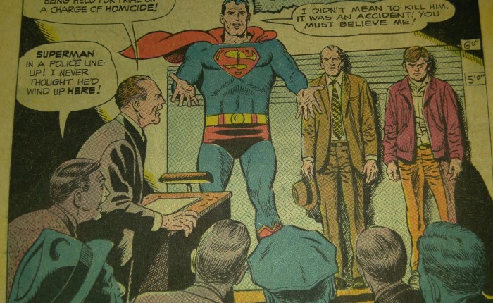 In which it’s loosly implied Superman wants to throw Jimmy Olsen into the Sun – Also Superman punches a dude to death.